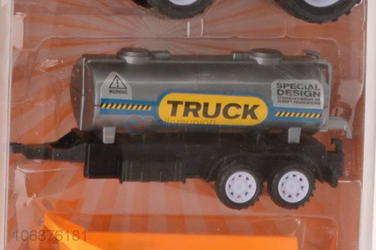 Bottom Price Kids Favorite Engineering Truck Pull Back Friction Toy Set