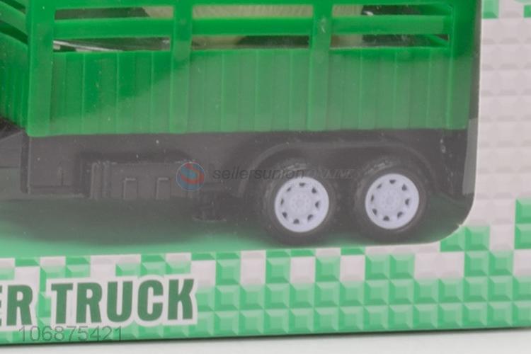 Unique Design Farm Truck Toys Plastic Pull Back Farmer Car For Kids