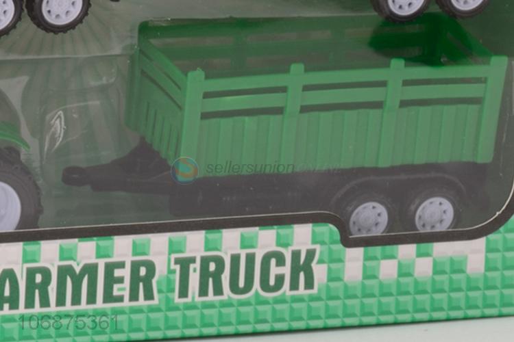 New Product Funny Pull Back Farmer Truck Toy For Children