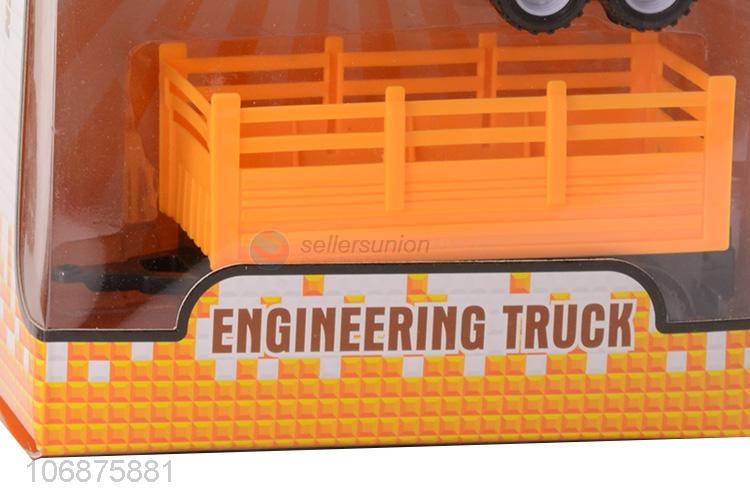 Best Selling Kids Gift New Plastic Inertial Engineering Truck Toy Set