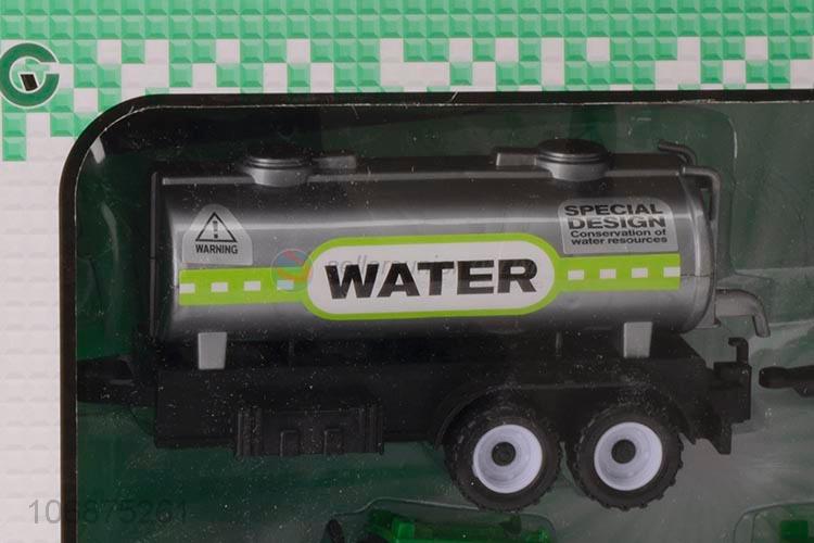 Wholesale Good Item For Friction Inertia Plastic Car Set Trailer Truck Toy