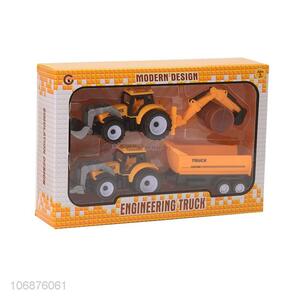 Cheap Price Pull Back Engineering Car Toy Mini Plastic Toy Truck For Sale