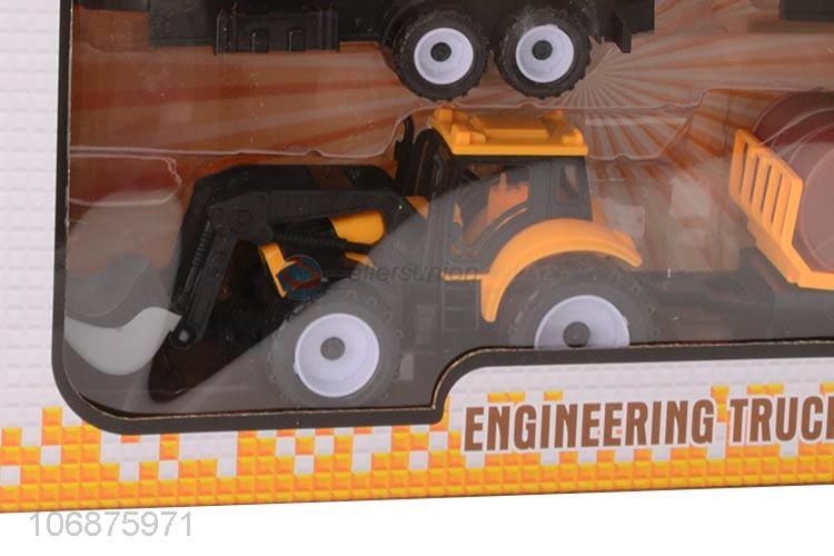 Direct Factory Plastic Engineering Vehicle Friction Inertial Truck Toy