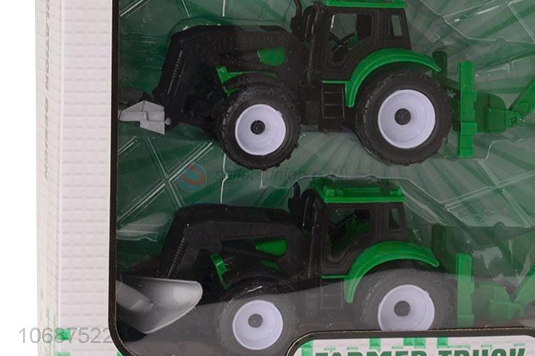 Factory Wholesale Friction Power Truck Model Farmer Inertia Car Toys Set 3 In 1