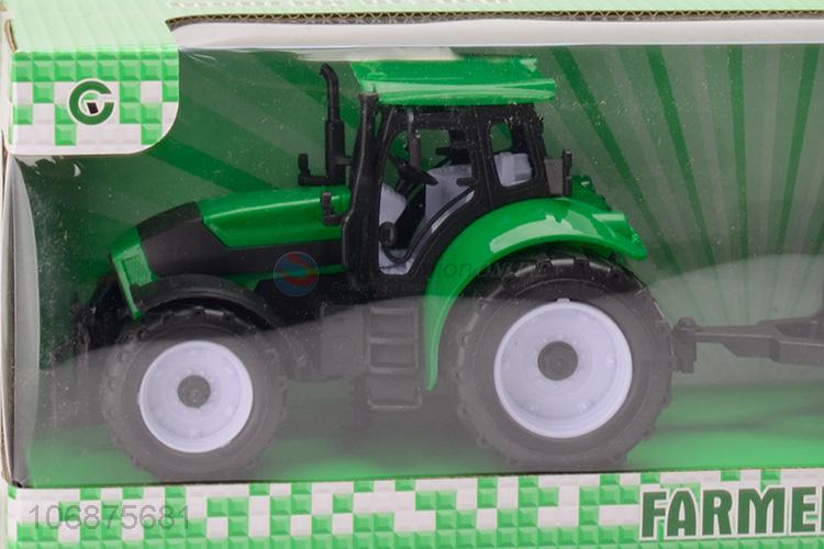 Cheap Price Inertia Farmer Plastic Truck Toys Kids Inertia Car