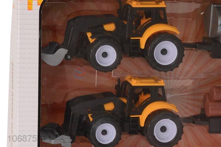 New Selling Promotion Plastic Inertial Engineering Truck Toy Set