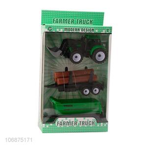 Suitable Price Friction Power Truck Model Farmer Inertia Car Toys Set