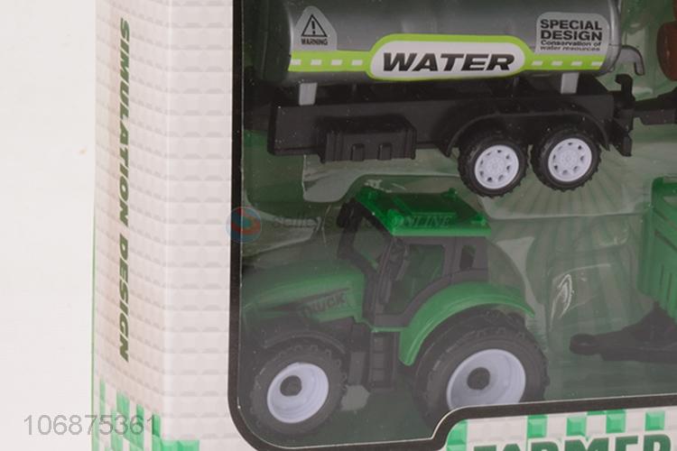 New Product Funny Pull Back Farmer Truck Toy For Children