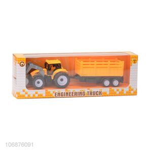 Cheap Kids New Car Gife Plastic Pull Back Engineering Truck Vehicles Toy