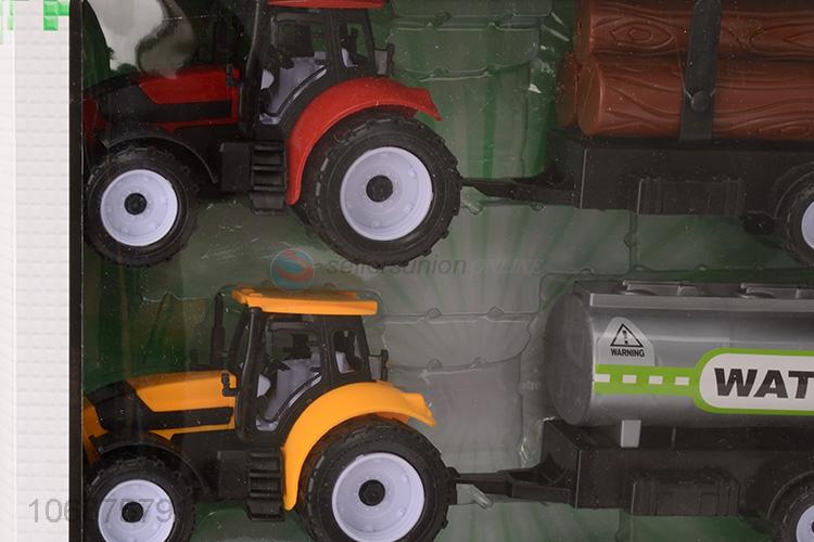 Hot Sale Truck Car Toys Plastic Farmer Truck For Kids With Friction Function