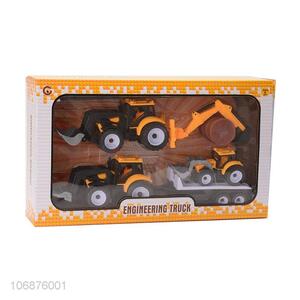 New Arrival Friction Inertia Toys Kids Play Model Engineering Vehicle Truck Set