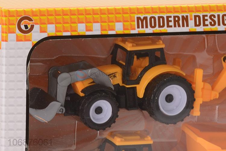 Cheap Price Pull Back Engineering Car Toy Mini Plastic Toy Truck For Sale