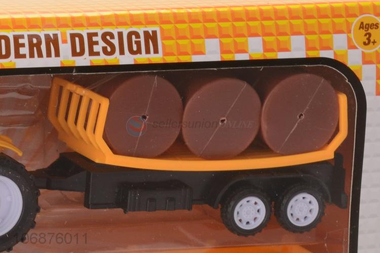 New Popular Pull Back Plastic Engineering Truck Toys Model Truck Toy Set