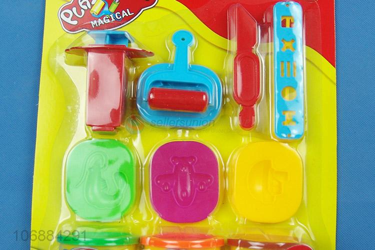 China maker intelligent colorful play dough and clay molds for kids