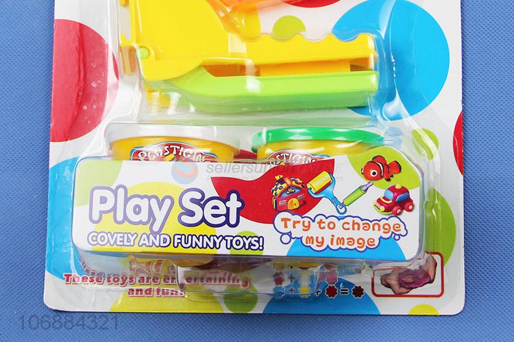 Credible quality intelligent colored plasticine play dough molds for children