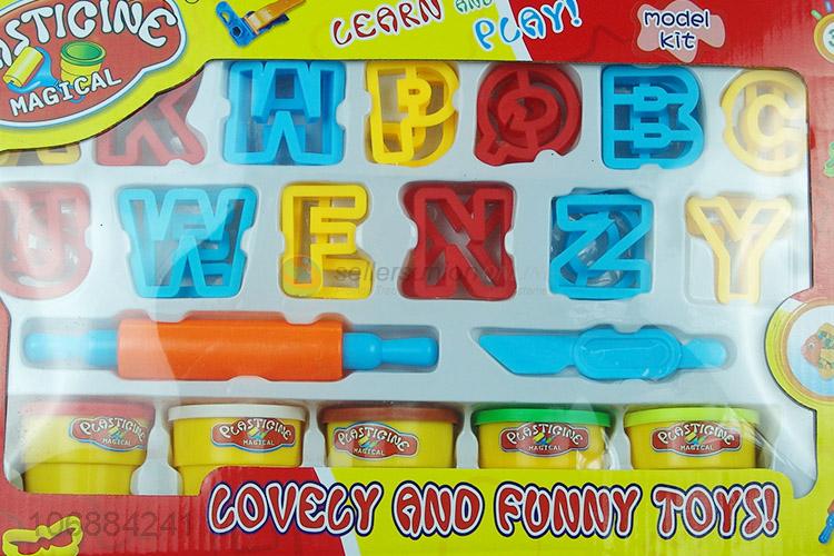 Reasonable price non-toxic kids plasticine modeling clay toys with clay tools