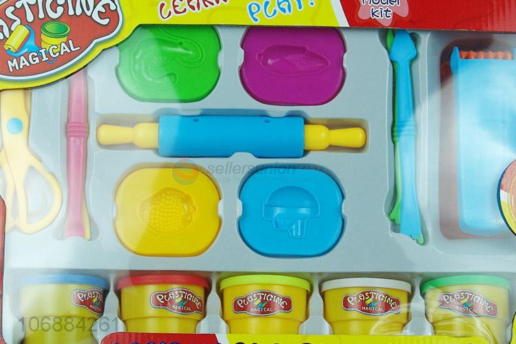 Latest style colorful reusable modelling clay plasticine molds for kids