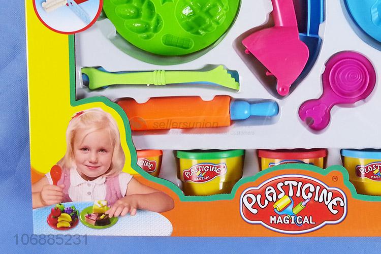 China OEM intelligent colored plasticine play dough molds for children