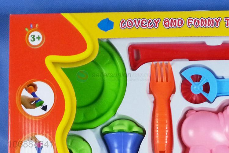 Suitable price intelligent colorful play dough and clay molds for kids