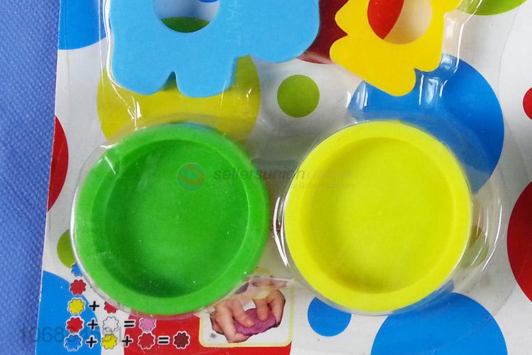 Bottom price non-toxic kids plasticine modeling clay toys with clay tools