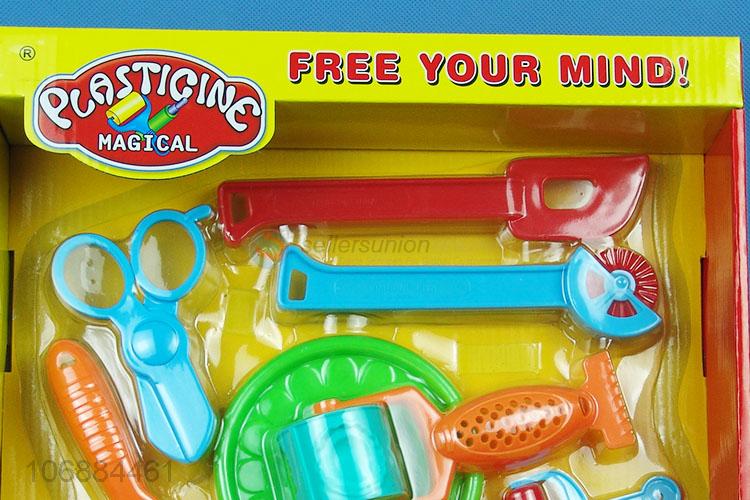 Factory direct sale intelligent colored plasticine play dough molds for children