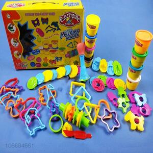 Reasonable price non-toxic kids plasticine modeling clay toys with clay tools