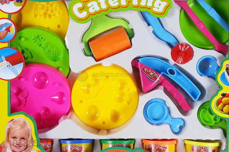 Excellent quality non-toxic kids plasticine modeling clay toys with clay tools