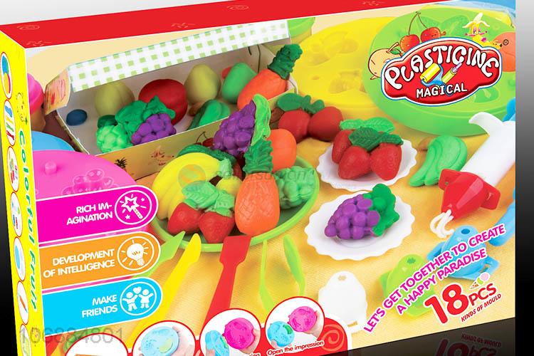 Excellent quality non-toxic kids plasticine modeling clay toys with clay tools