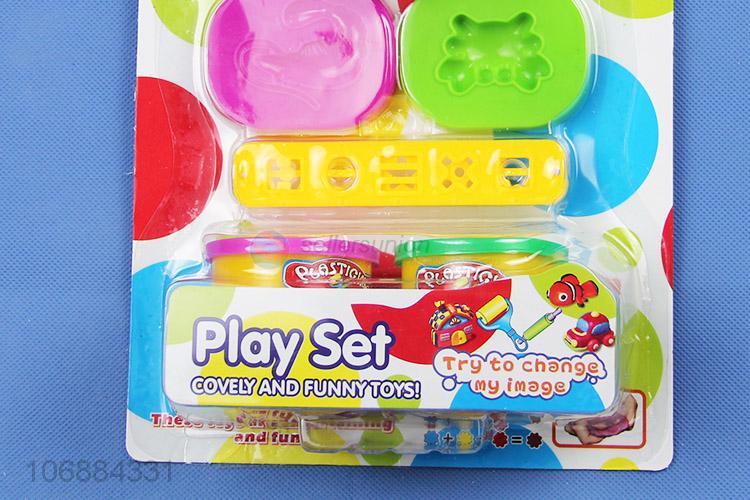 Hot selling colorful reusable modelling clay plasticine molds for kids