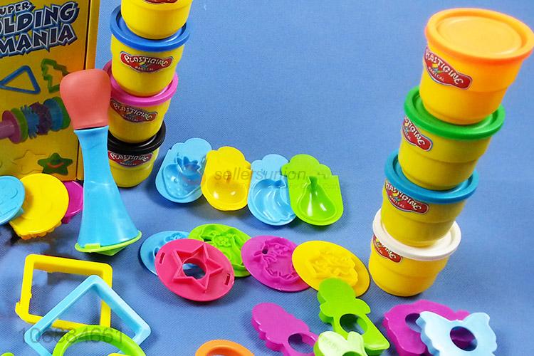 Reasonable price non-toxic kids plasticine modeling clay toys with clay tools