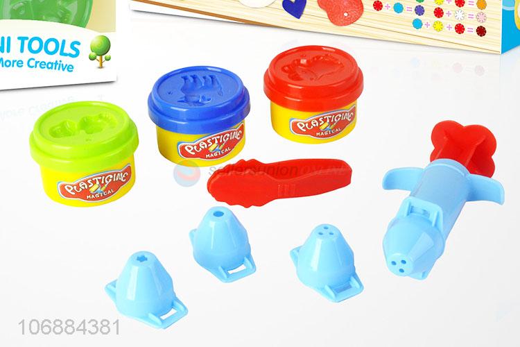 Excellent quality non-toxic kids plasticine modeling clay toys with clay tools