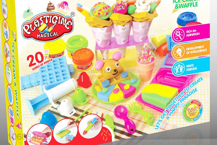 Hot sale educational diy colorful plasticine toy and clay molds kit