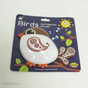 New style cartoon bird shaped plastic toothbrush holder