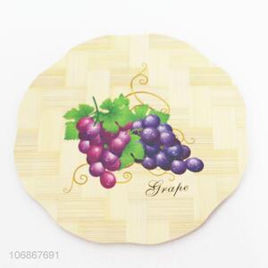 Top Selling Grape Pattern Household Bamboo Heat Insulation Pad