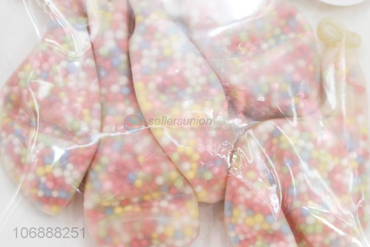 Promotional cheap party decoration latex confetti balloon set