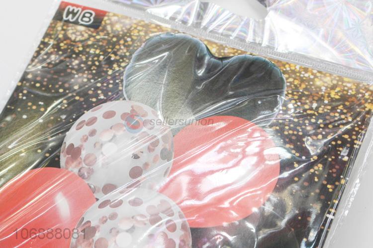 China manufacturer party decoration foil latex paillette balloon