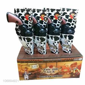 Fashion Cow Pattern Gun Case Black Cowboy Gun Set