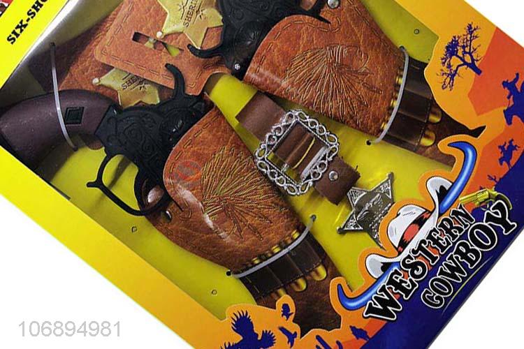 Good Quality Black Six-Shooter Cowboy Gun Set