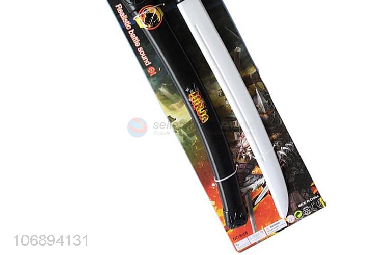 Hot Sale Realistic Battle Sound Plastic Sword Toy