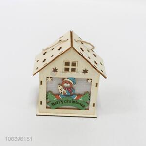 Cartoon Wooden House Fashion Decorative Crafts