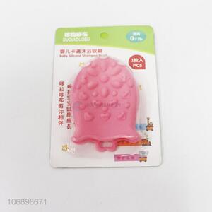 Wholesale Soft Silicone Baby Scalp Massaging Shampoo Brush