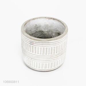 Good Factory Price Round Cement Flowerpot