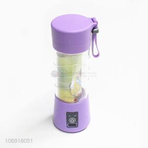 Wholesale hottest mini double-click type 6pcs blades electric blender usb charging juicer with safety induction device