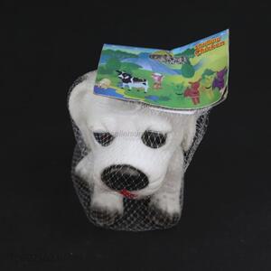 Best selling vinyl dog toy squeeze sound toy animal model toy