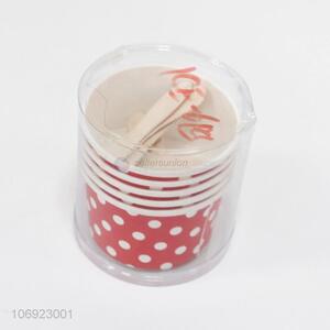 Wholesale cheap 6pcs ice cream cup paper cups