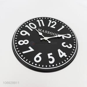 Fashion Round Plastic Wall Clock Wall Decoration