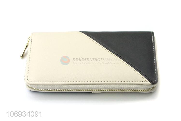 Good Sale Fashion Ladies Card Holder Zipper Long Wallet For Women