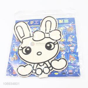 Hot Style Cute Rabbit Pattern Handmade Diy Snow Mud Painting Kids Educational Toy