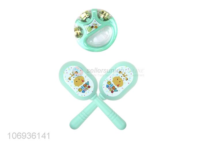 Cheap And Good Quality Early Education Baby Trumpet Hand Drum Rattle Toy