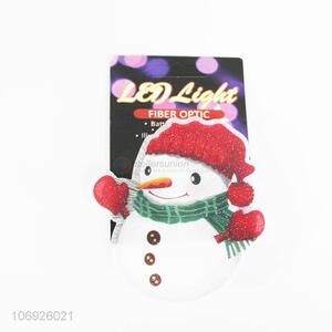 Suitable price fiber optic led light battery operated snowman light